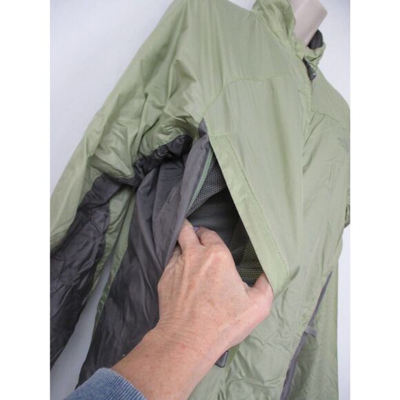 The North Face Jacket Women Large Green Stow Pocket Packable Lightweight Ripstop - Picture 5 of 16
